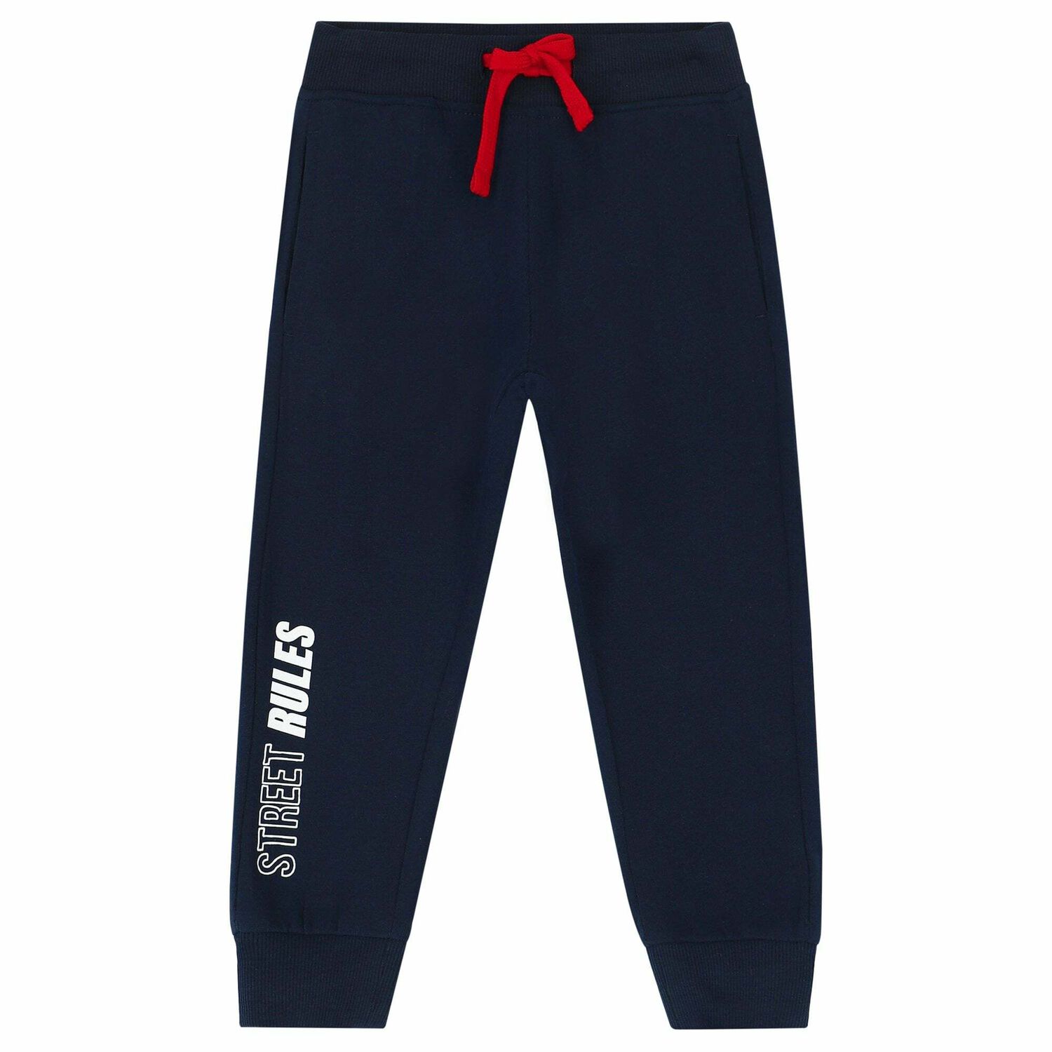 Boys Red & Navy Tracksuit, 1, hi-res