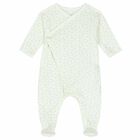 Ivory Organic Cotton Cloud Babygrow, 1, hi-res