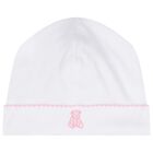 Baby Girls White & Pink Teddy Bear Time Babygrow Set, 1, hi-res