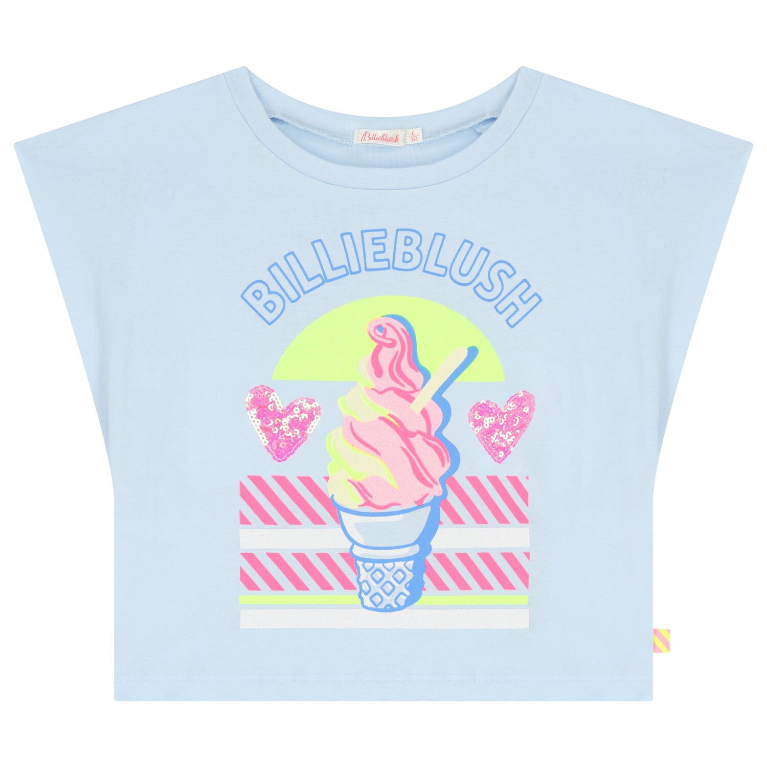 Girls Blue Logo T-Shirt, 1, hi-res image number null