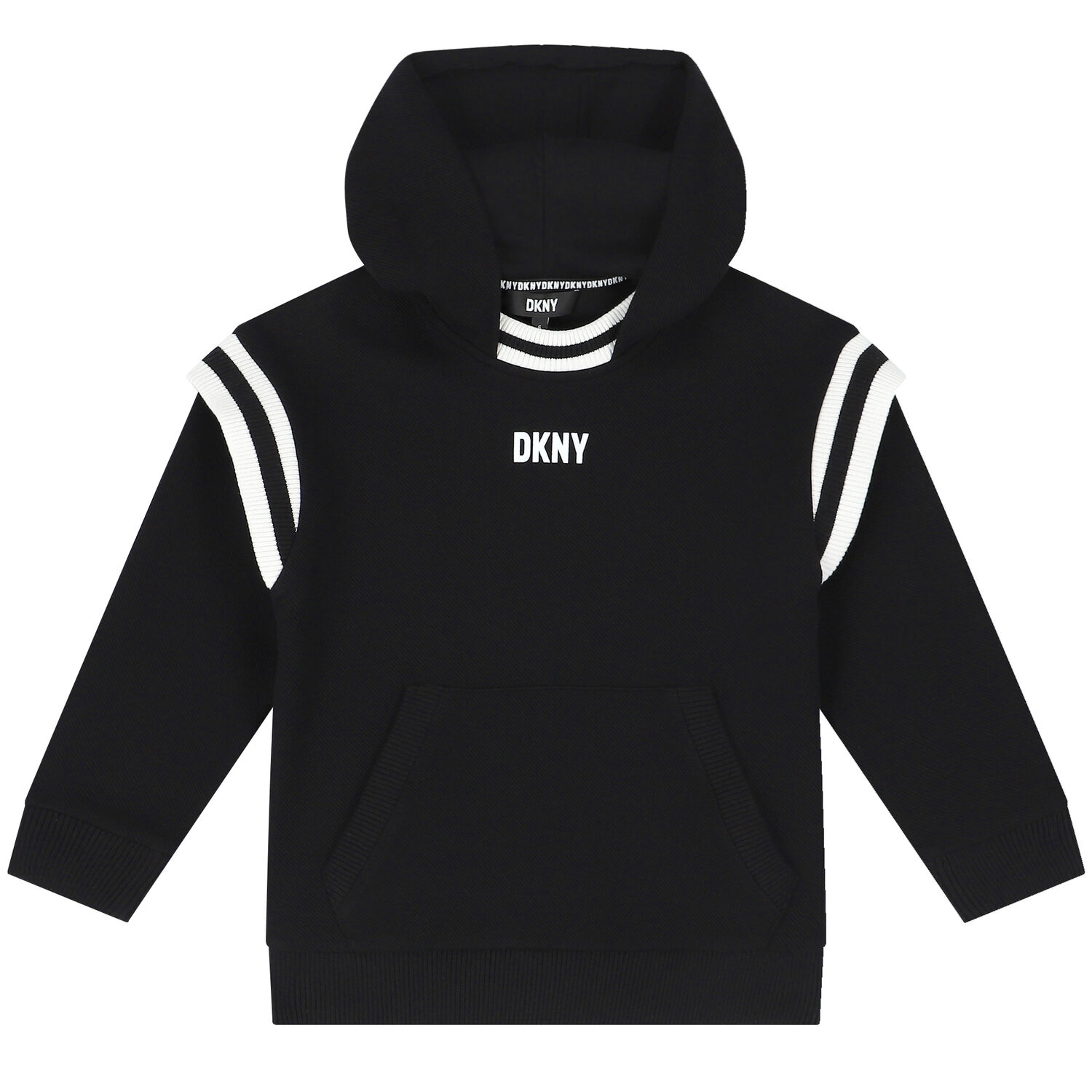 Black & White Logo Hooded Top, 1, hi-res image number null