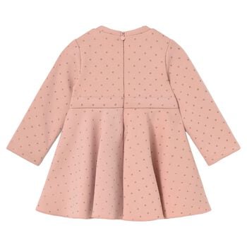Younger Girls Pink & Gold Neoprene Dress