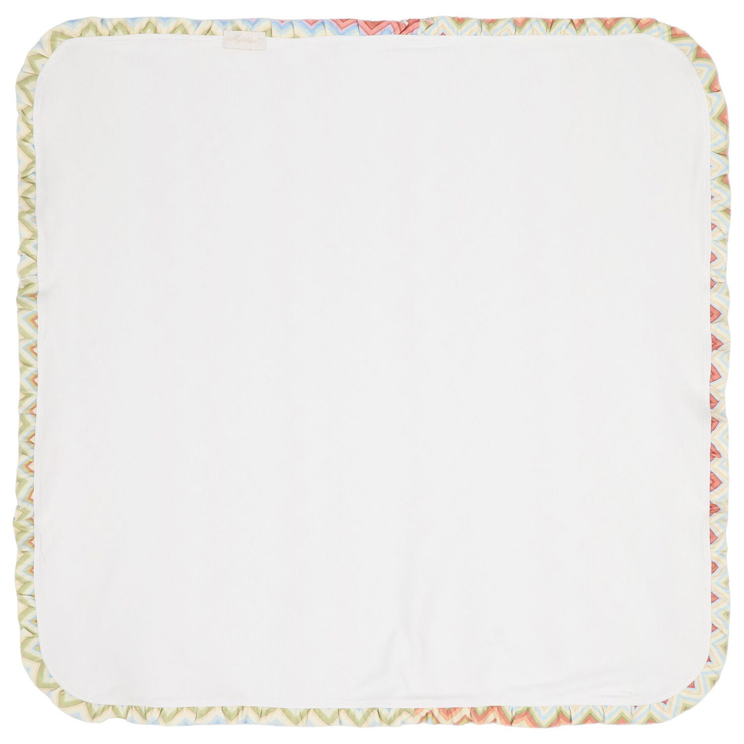 Multi-Coloured Zig Zag Baby Blanket, 1, hi-res