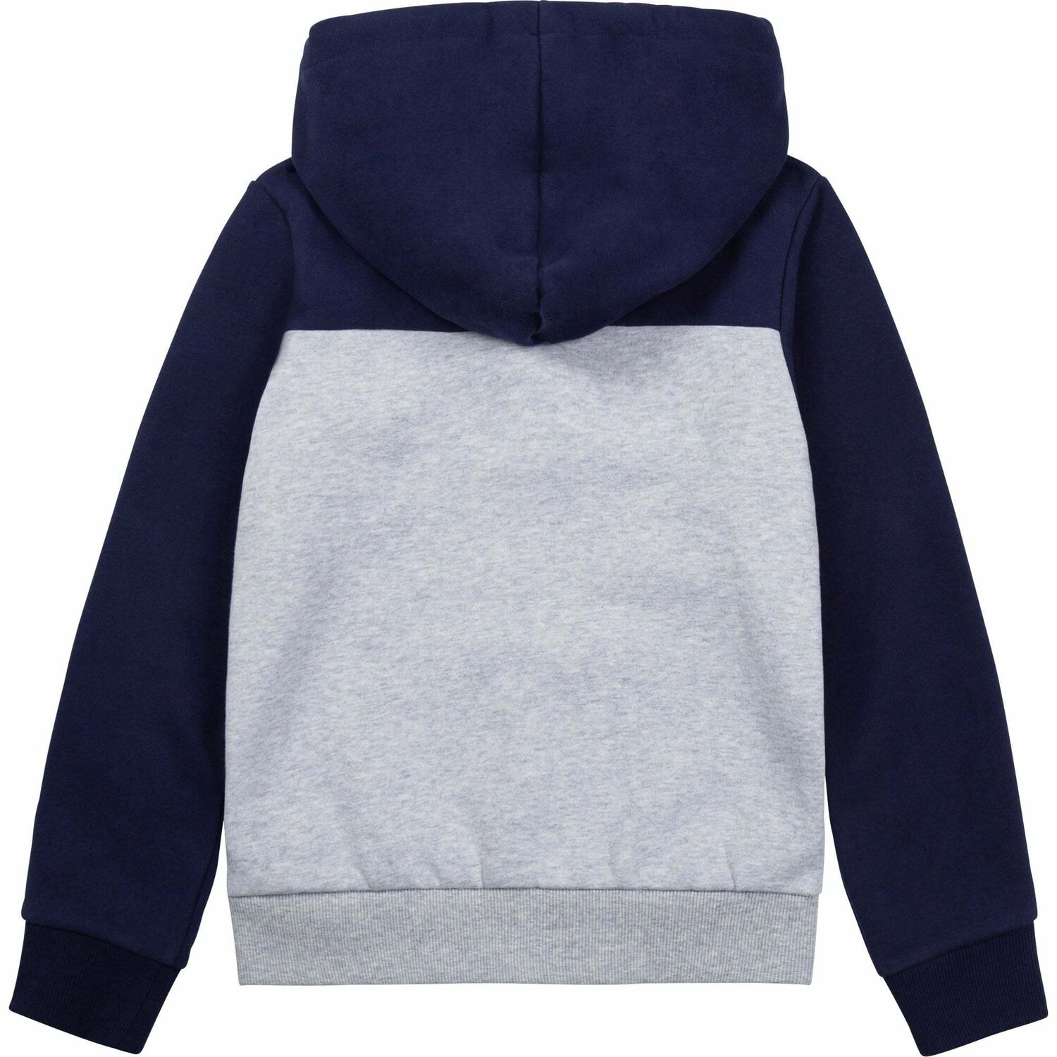 Boys Grey & Navy Hooded Top, 1, hi-res image number null