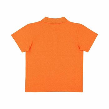 تيشيرت بولو باللون البرتقالى للاولاد