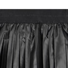 Girls Black Logo Pleated Skirt, 1, hi-res