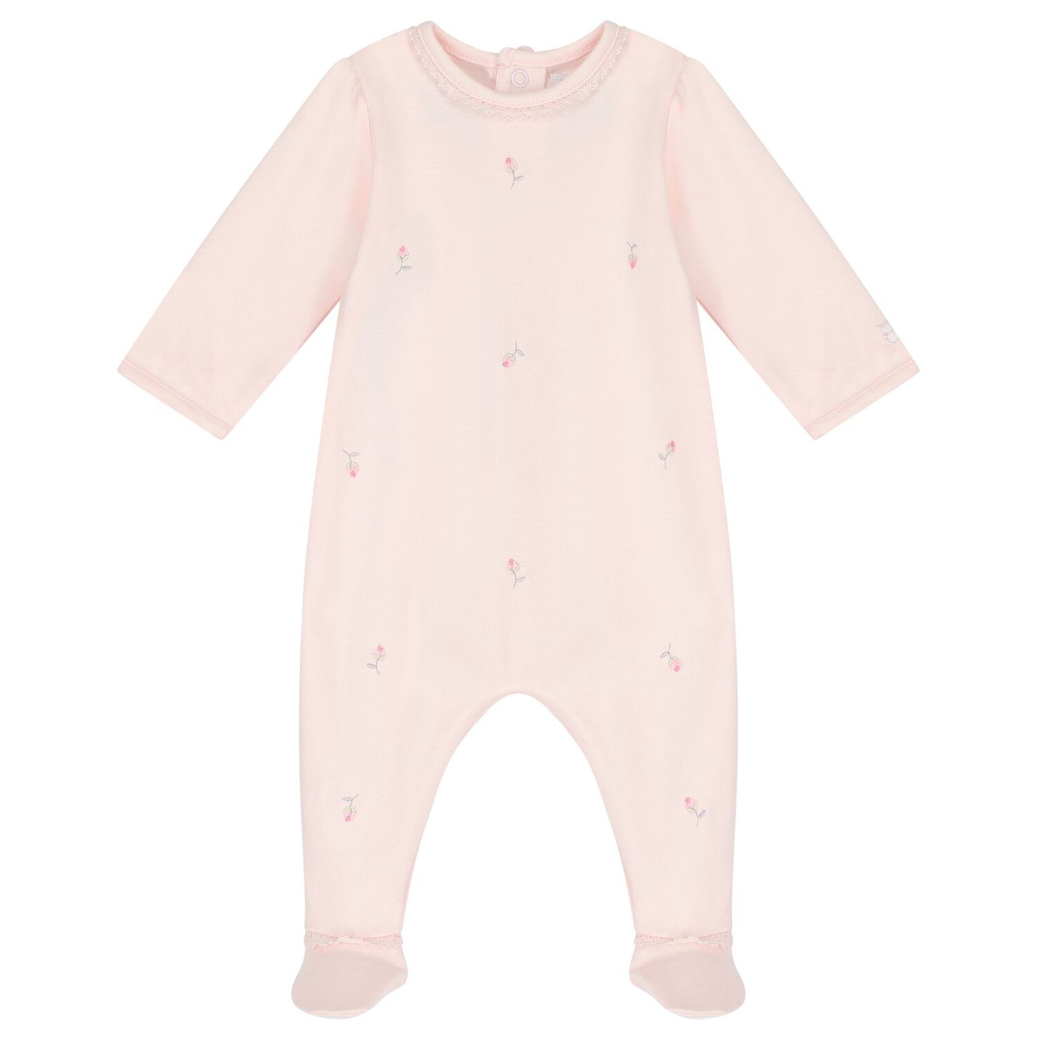 Girls Pink Babygrow & Headband Set, 1, hi-res image number null