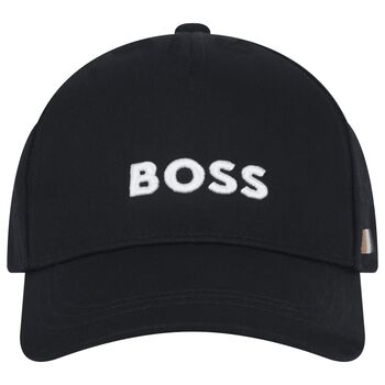 Boys Black Logo Cap