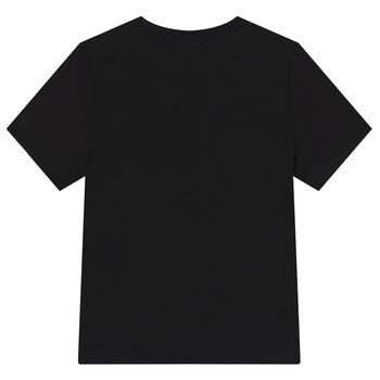 Boys Black Logo T-Shirt