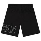 Boys Black Jordan Shorts, 1, hi-res