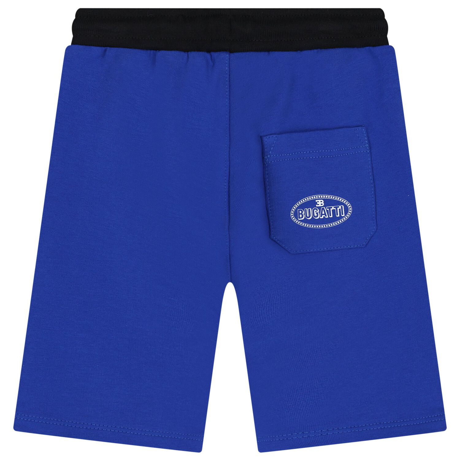 Boys Blue Logo Shorts, 1, hi-res