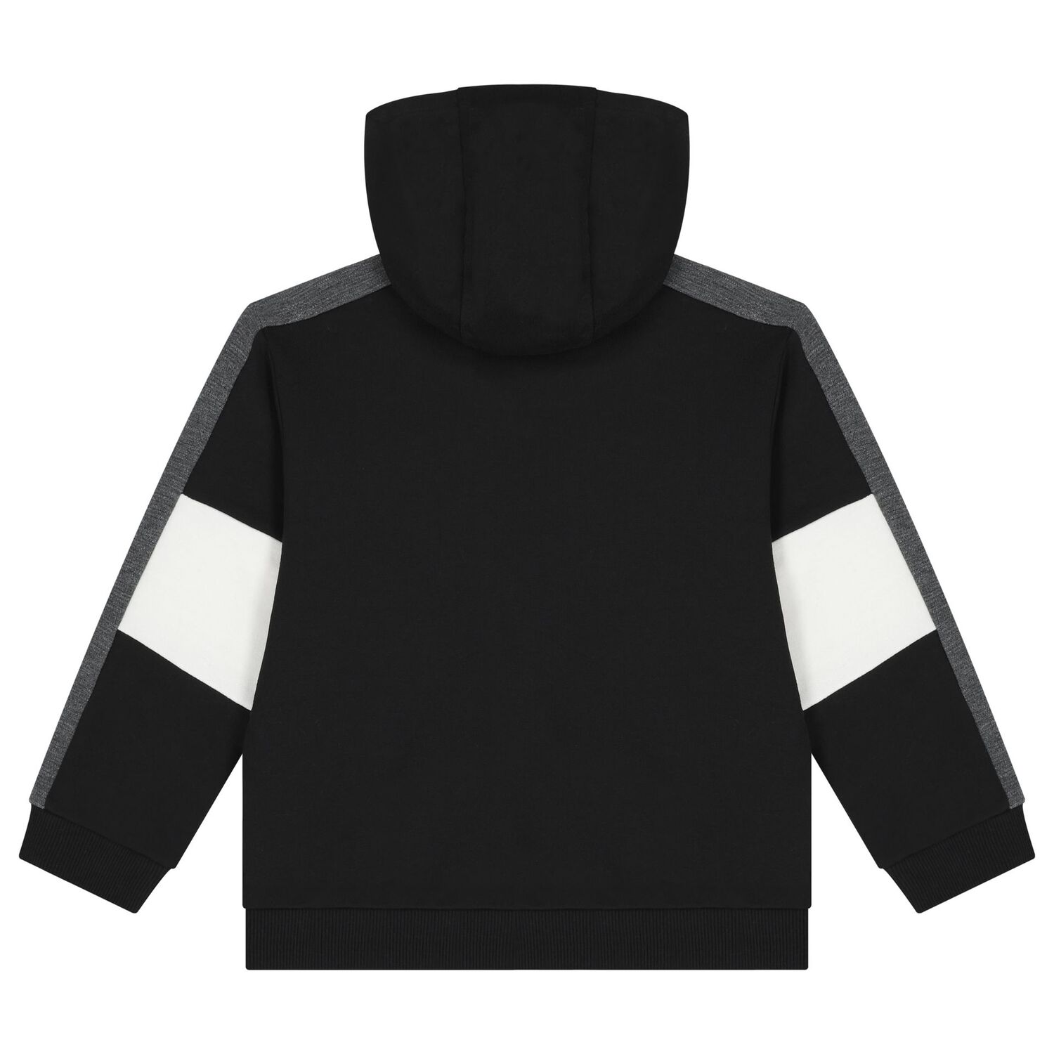 Boys Black & Grey Tracksuit (3 Piece), 2, hi-res