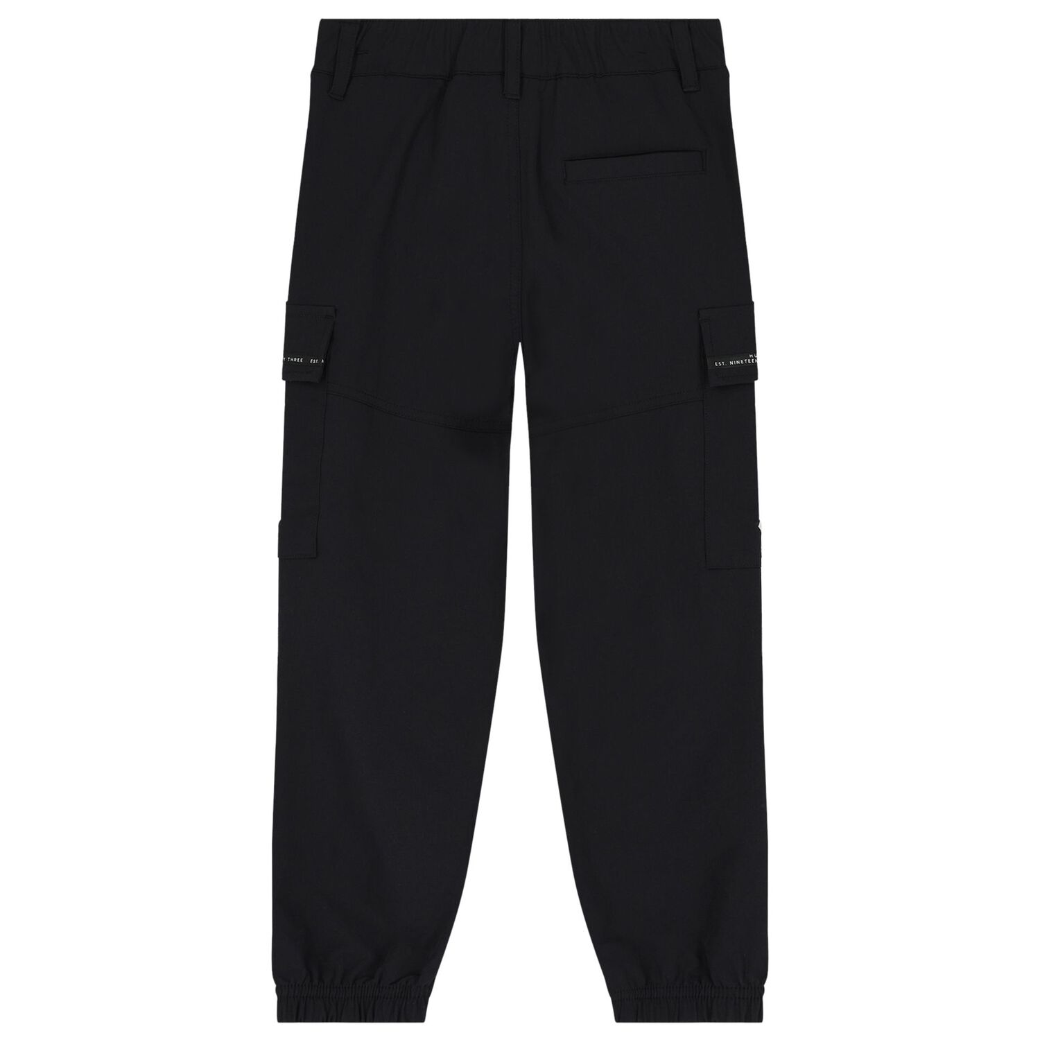 Boys Black Logo Trousers, 1, hi-res image number null