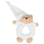 Baby Boys Blue Bear Rattle Toy ( 15cm ), 1, hi-res