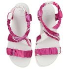 Girls Pink & Purple Sandals, 2, hi-res