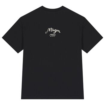 Boys Black Logo T-Shirt