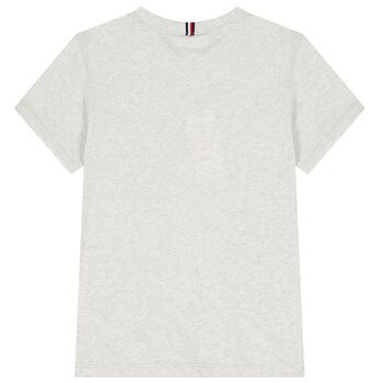 Boys Grey Logo T-Shirt