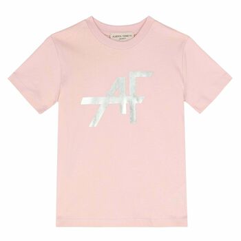 Girls Pink Logo T-Shirt