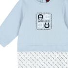 Baby Boys Blue Logo Babygrow, 2, hi-res