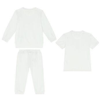White 3-Piece Tracksuit Gift Set