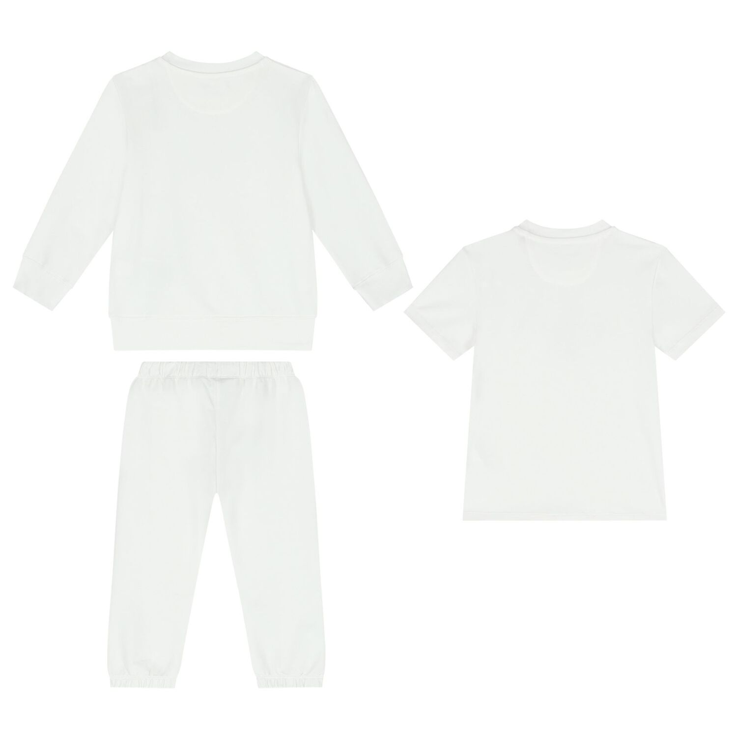 White 3-Piece Tracksuit Gift Set, 4, hi-res image number null