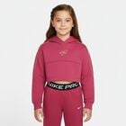 Girls Pink Logo Hooded Top, 2, hi-res