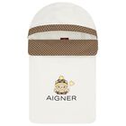 Ivory Teddy Bear Logo Baby Nest, 1, hi-res