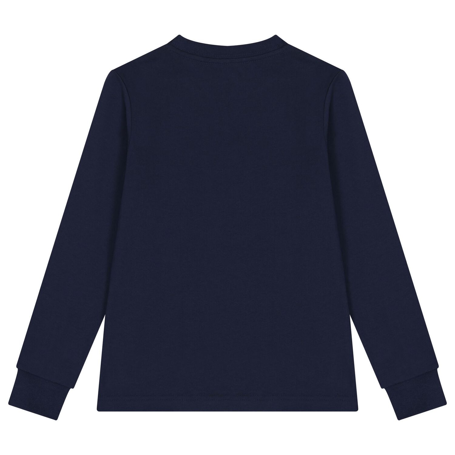 Boys Navy Blue Polo Bear Long Sleeve Top, 1, hi-res image number null