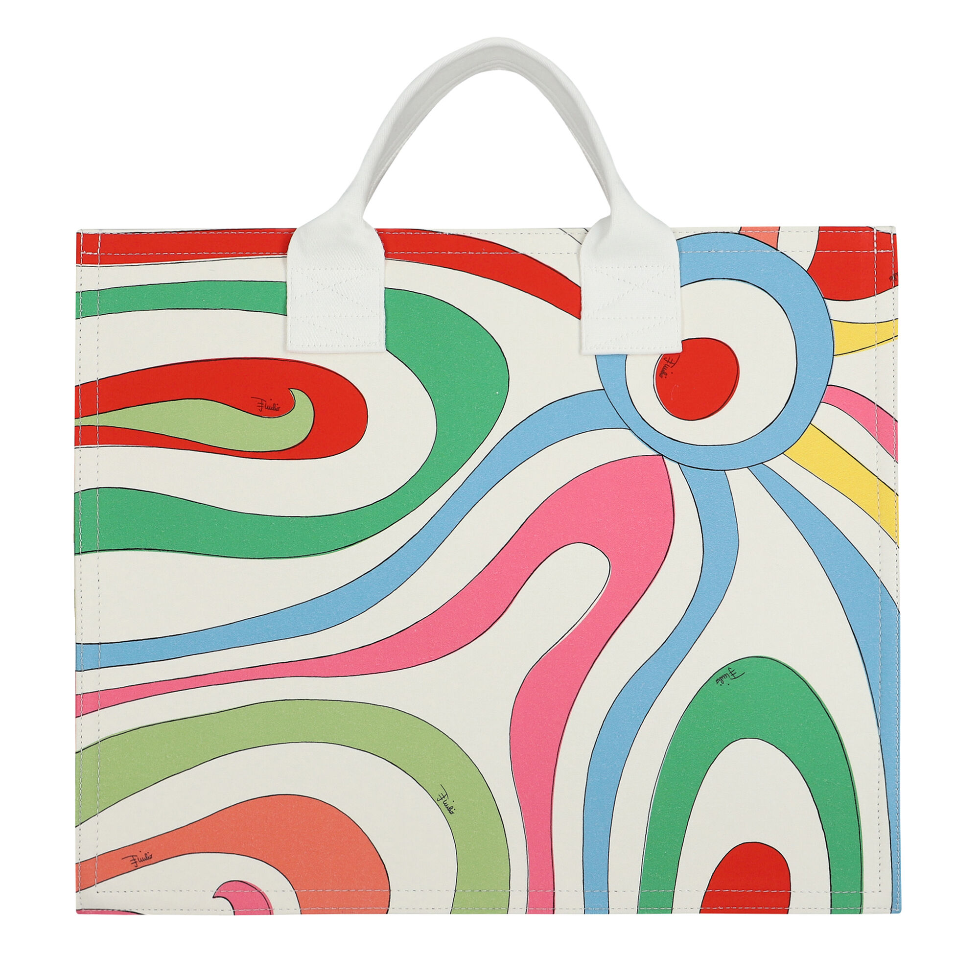 Emilio Pucci Ivory Marmo Baby Changing Bag | Junior Couture USA