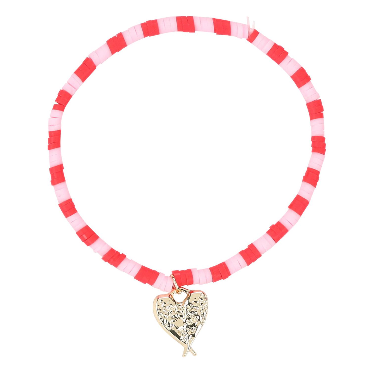 Girls Pink, Orange & Red Bracelets ( 5-Pack ), 1, hi-res