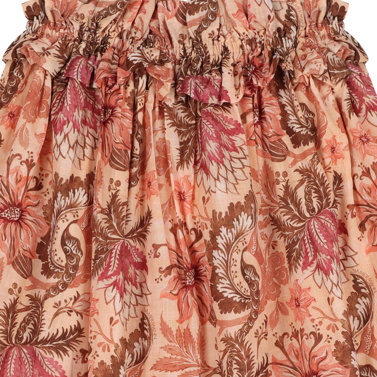 Girls Pink Floral Dress, 1, hi-res