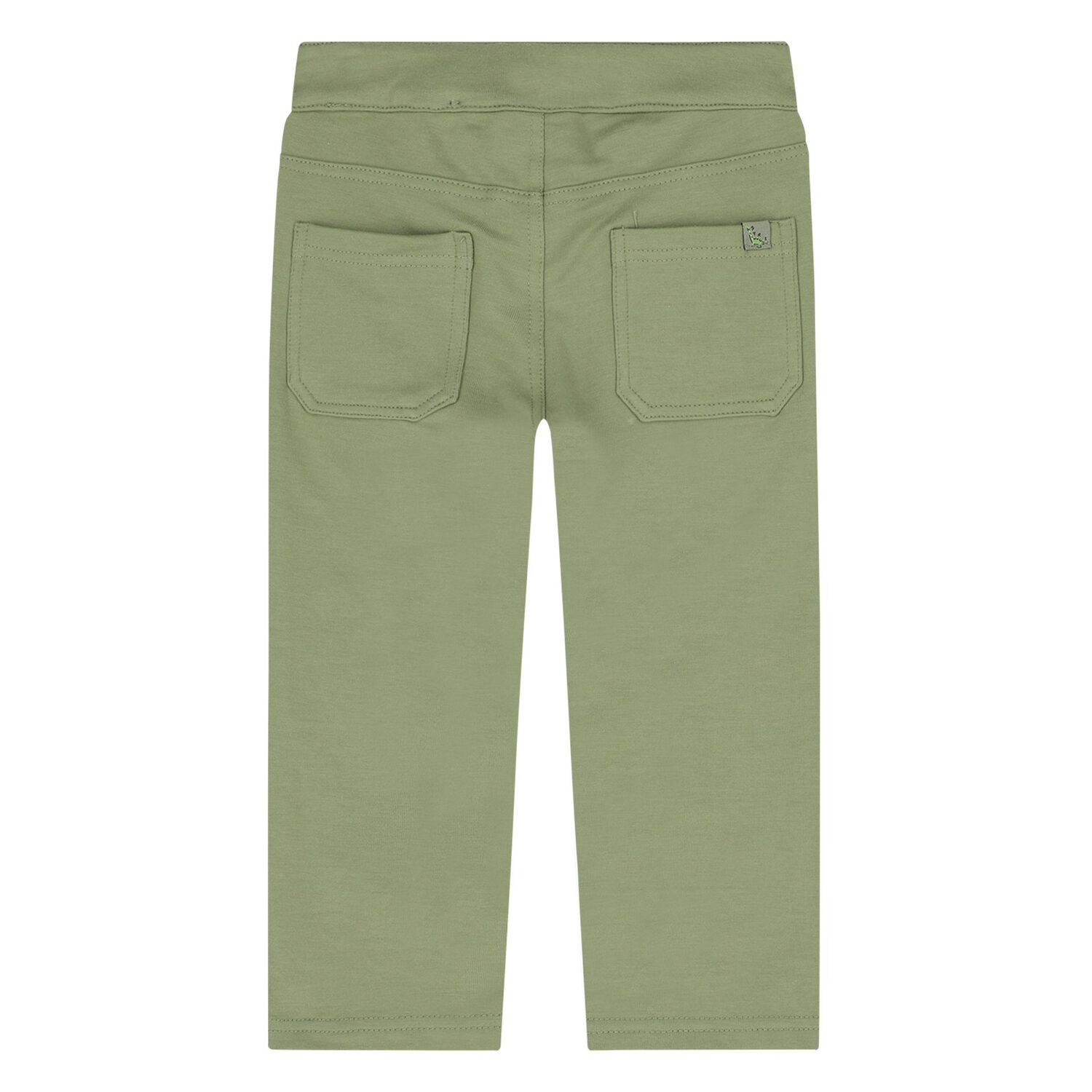Younger Boys Beige & Green Trousers Set, 1, hi-res