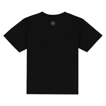 Girls Black Logo T-shirt