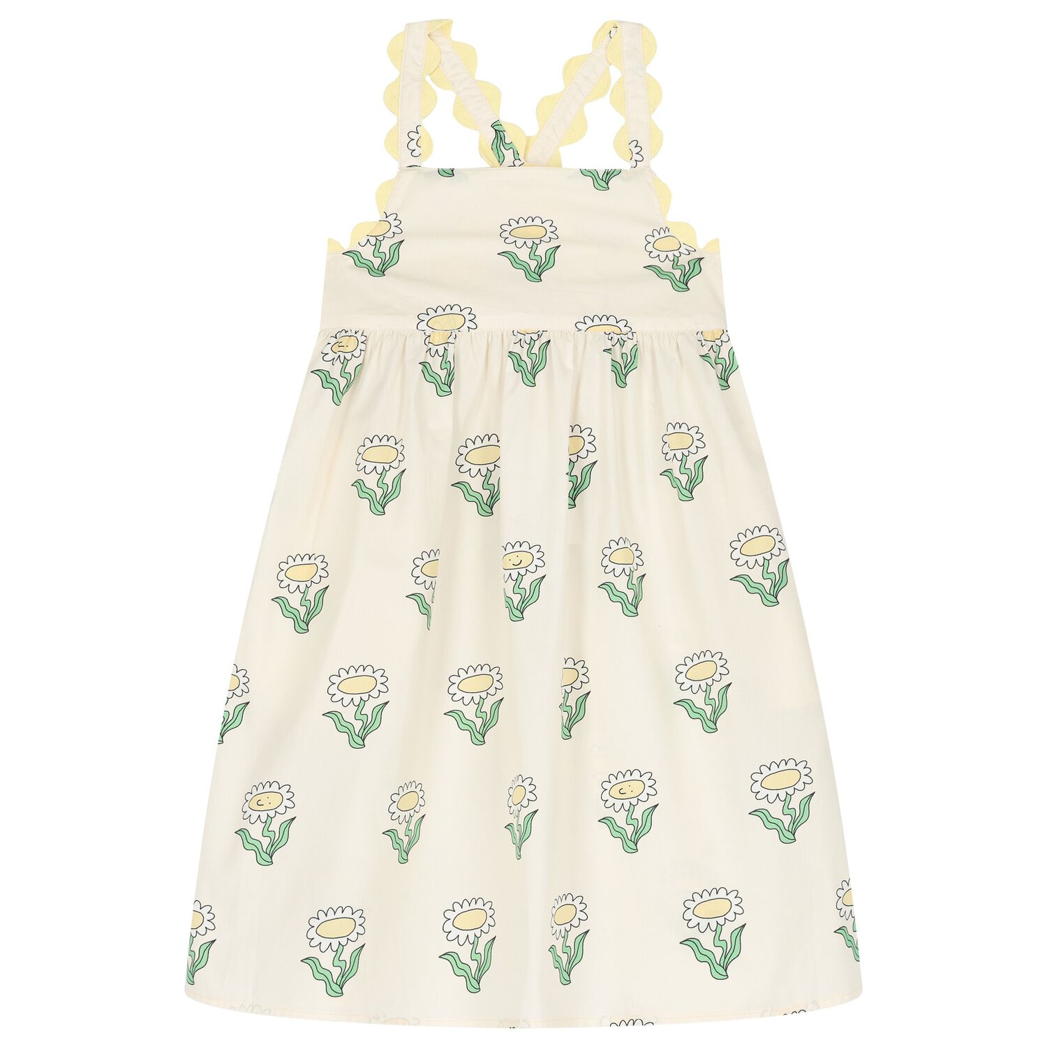 Girls Ivory Daisy Dress, 1, hi-res image number null