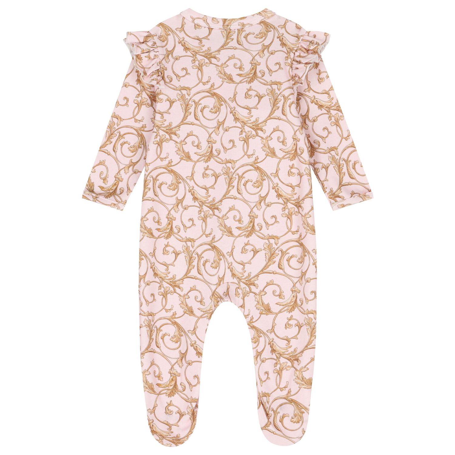 Baby Girls Pink & Gold Babygrow Gift Set, 1, hi-res
