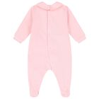 Baby Girls Pink Teddy Bear Logo Babygrow Gift Set, 5, hi-res
