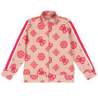 توب بنات بالشعار باللون البيج, 1, hi-res