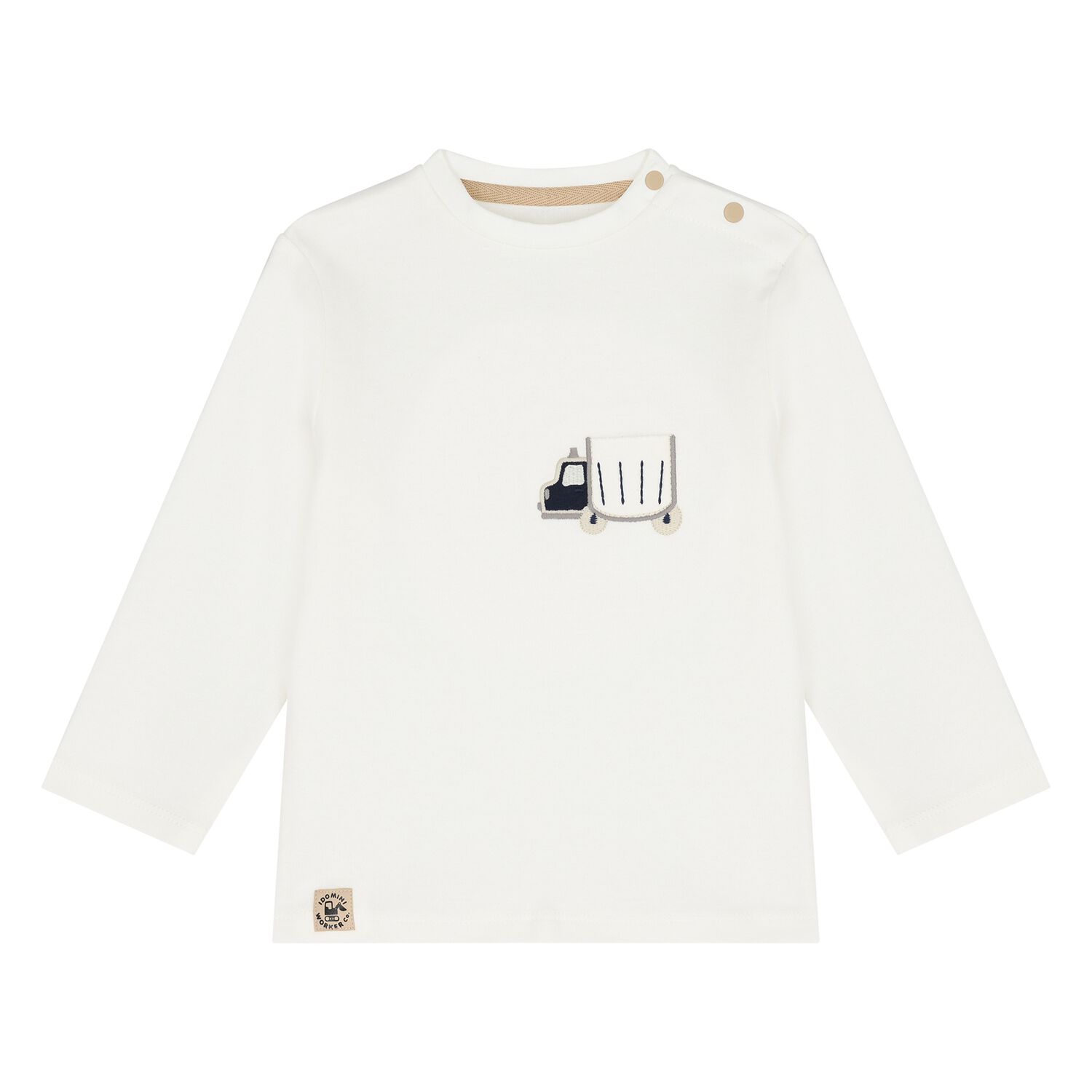 Younger Ivory Boys Long Sleeve Top, 1, hi-res