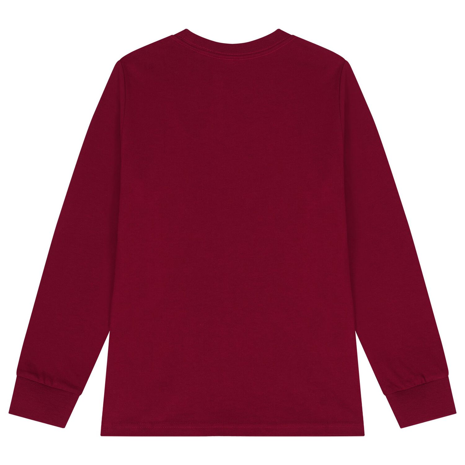 Boys Burgundy Polo Bear Long Sleeve Top, 1, hi-res image number null