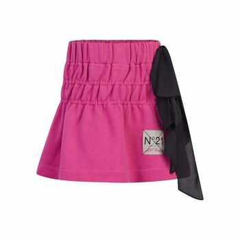 Girls Pink Jersey Skirt