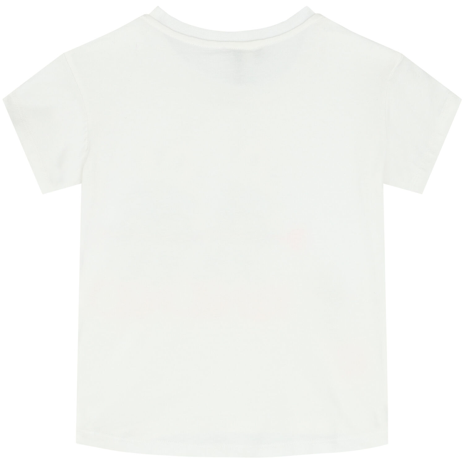 Girls White & Gold Logo T-Shirt, 1, hi-res image number null