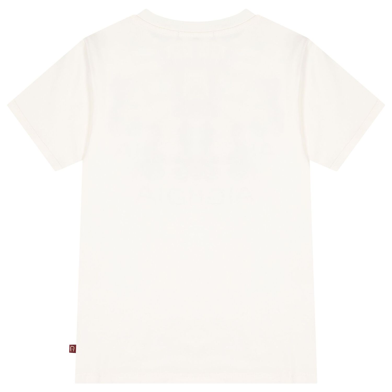 Girls Ivory Teddy Bear Logo T-Shirt, 1, hi-res