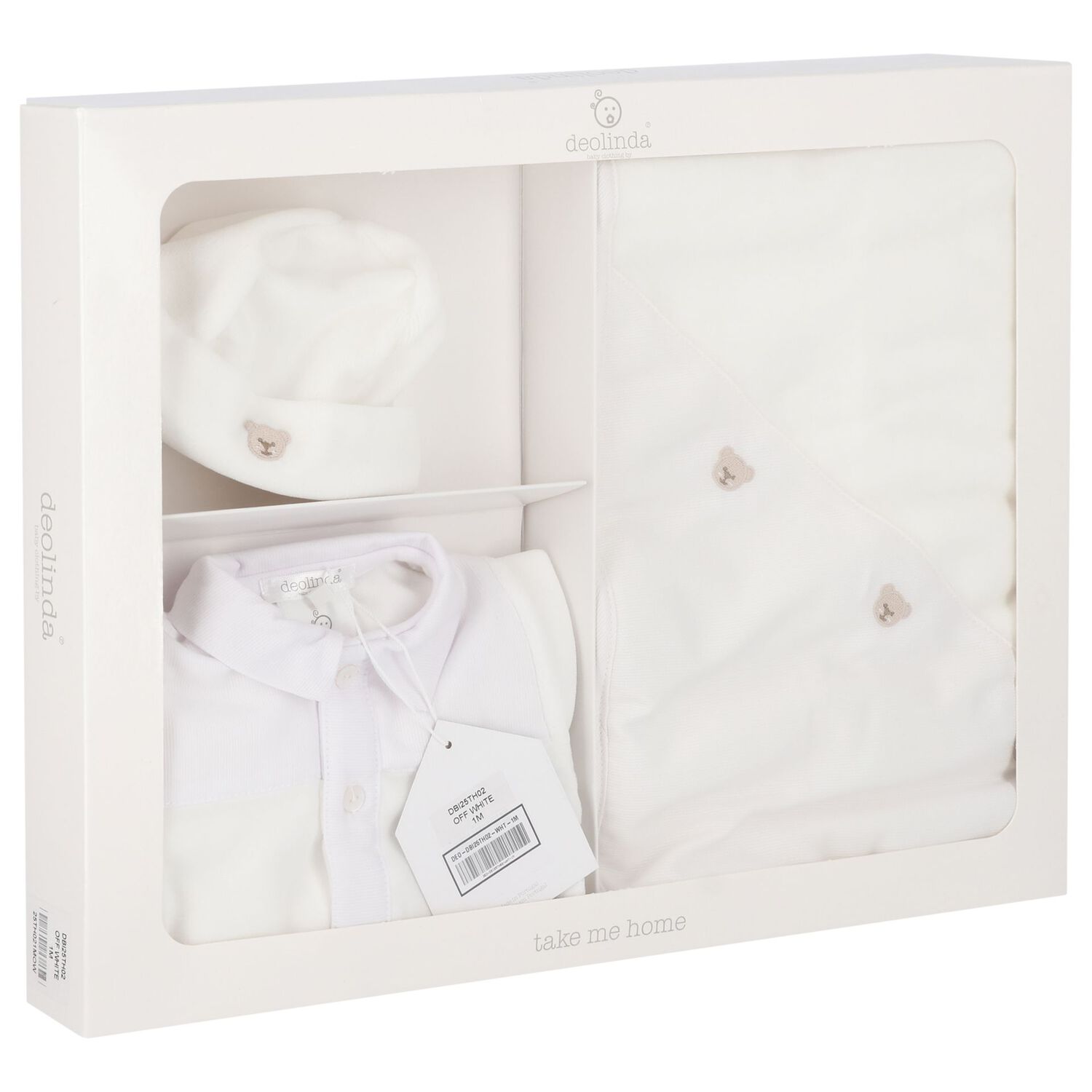 Baby Boys White Babygrow Gift Set, 2, hi-res