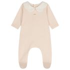 Baby Girls Pink & White Logo Babygrow Gift Set, 1, hi-res