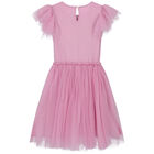 Girls Purple Embellished Tutu Dress, 1, hi-res
