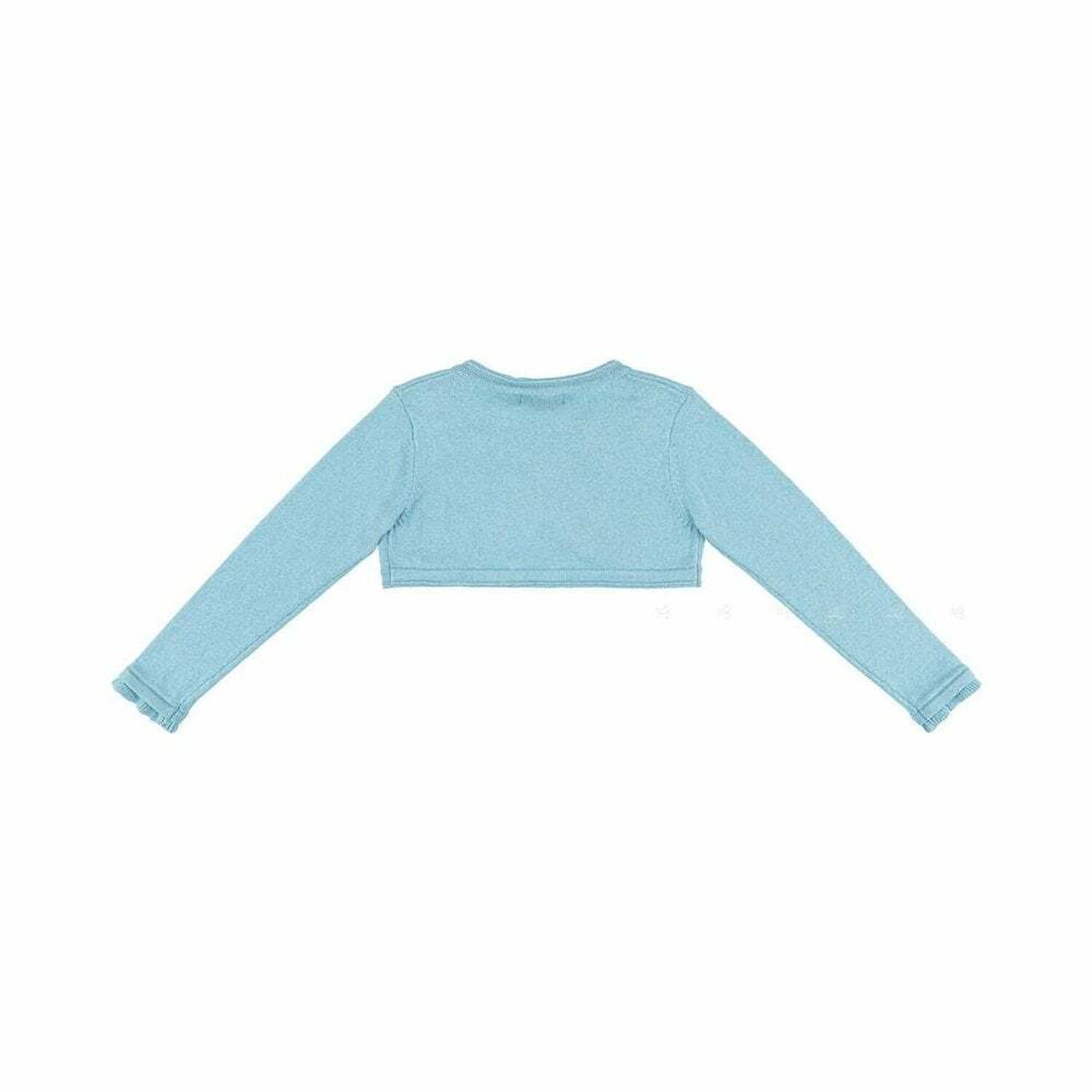 Girls Aqua Bolero Cardigan, 1, hi-res image number null