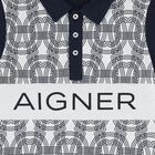 Boys White & Navy Blue Logo Polo Shirt, 1, hi-res