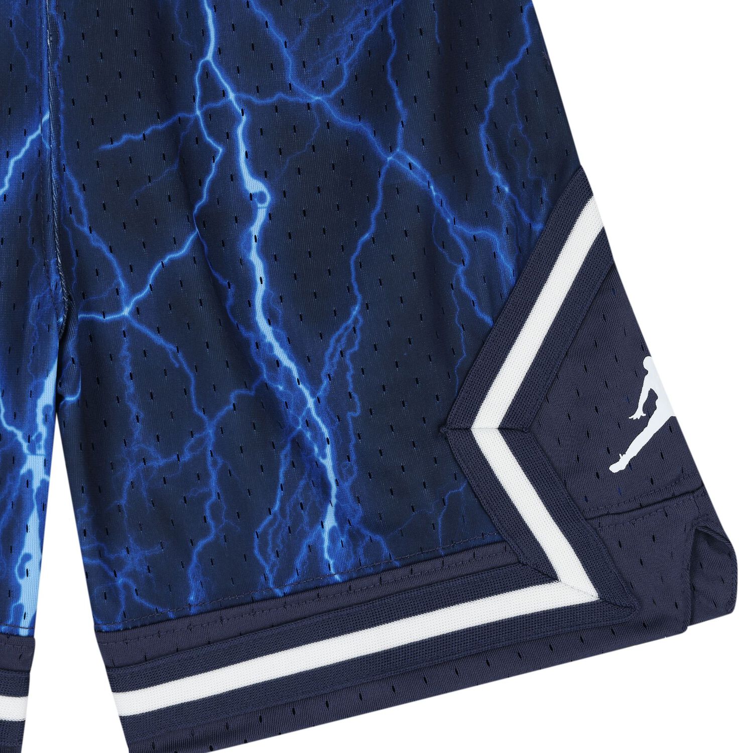 Boys Blue Jordan Logo Shorts, 2, hi-res