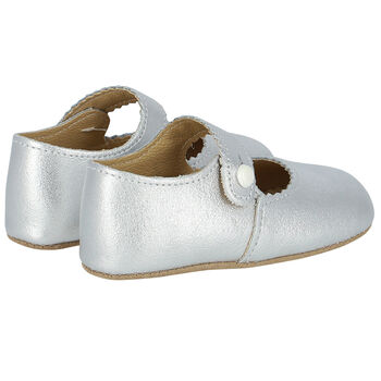 Baby Girls Silver Pre Walker Shoes