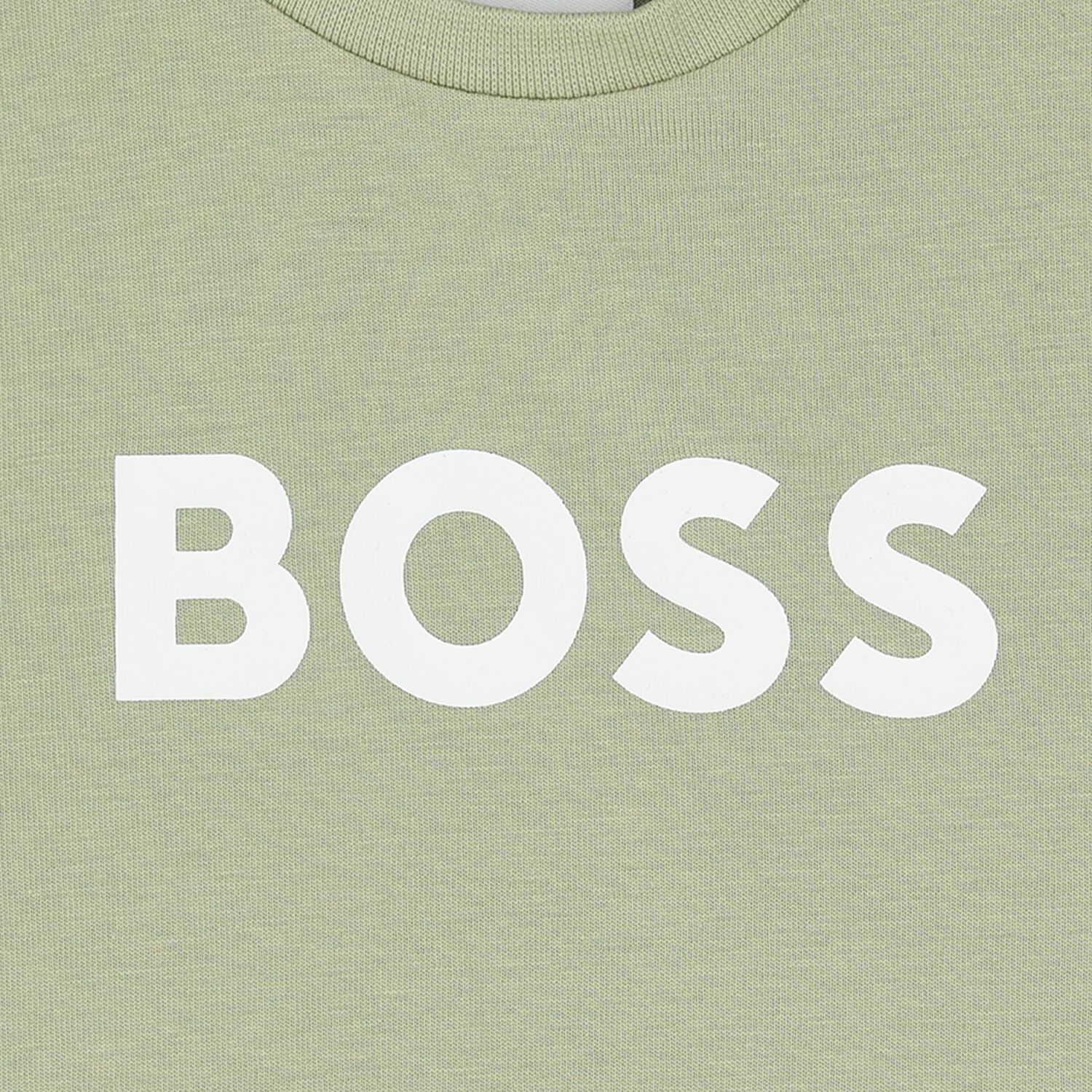 Younger Boys Mini Me Green Logo T-Shirt, 10, hi-res